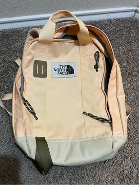 The North Face Peach and Cream Everyday Backpack